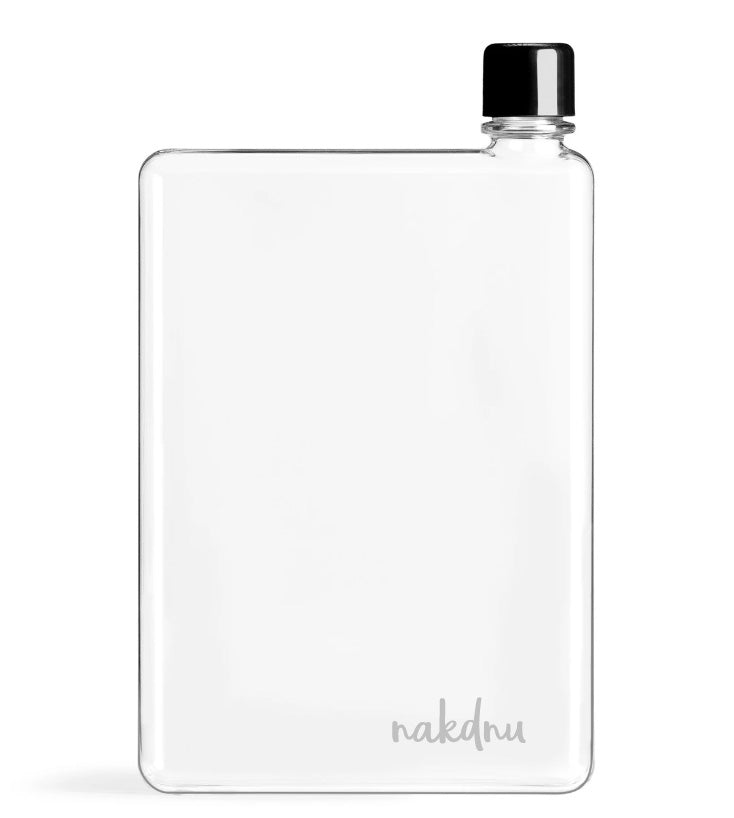 Nakdnu A6 Flat Bottle Silver